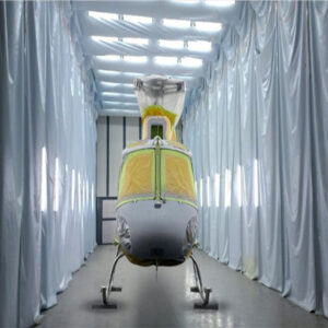 helicopter paint booth